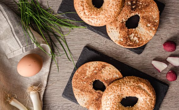 Bagel pizza toaster oven