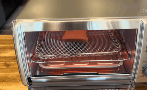 Baking in toaster oven