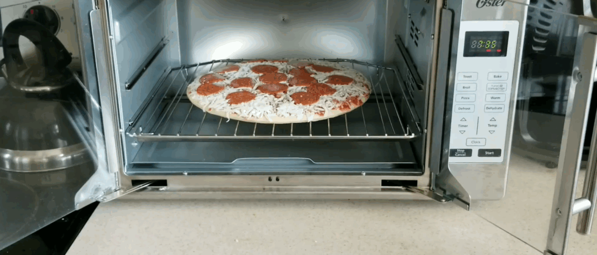 Can you cook a frozen pizza in a toaster oven