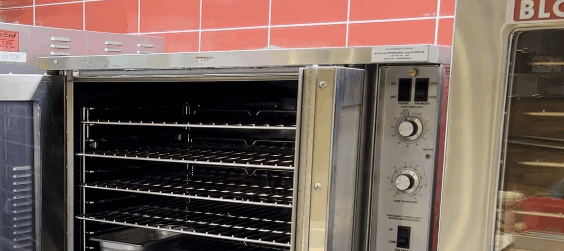 Commercial ovens for baking